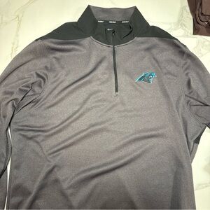 Nike Black and Gray Carolina Panthers Dri-FIT Pullover XXL